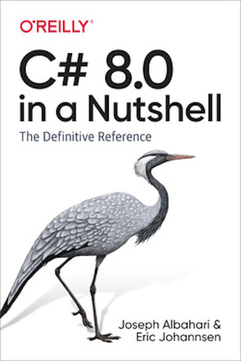 C# 8.0 in a Nutshell Cover